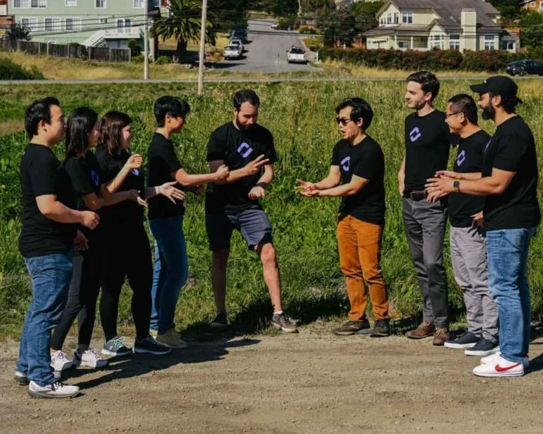 Kolena team outdoor meeting